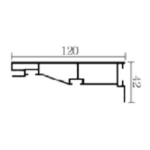 Алуминиев профил FXGLG012 Алуминиев профил FXGLG012