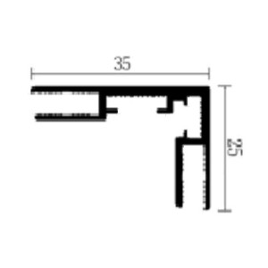 Алуминиев профил FXGLS003 Алуминиев профил FXGLS003