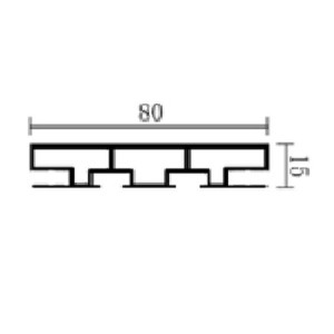 Алуминиев профил FXLG08S Алуминиев профил FXLG08S
